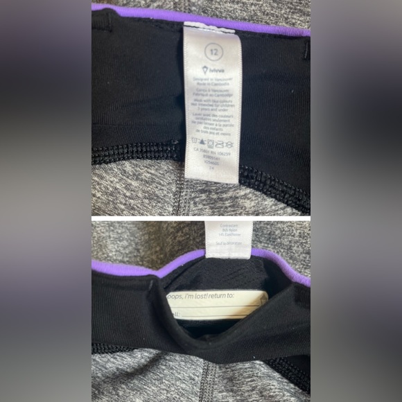 Bundle of 4  Avivva / Lululemon kids leggings - Picture 12 of 13